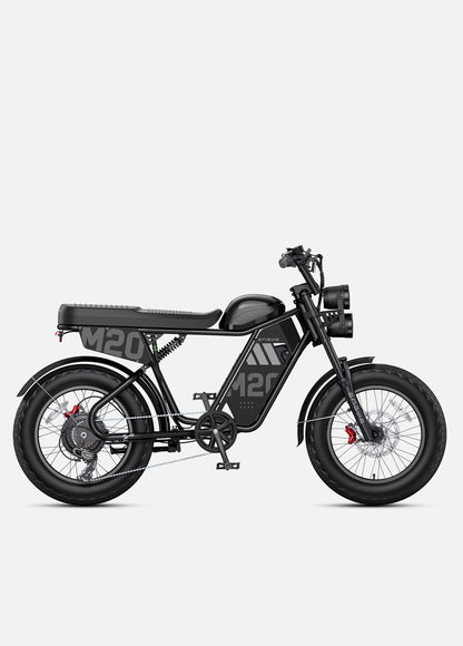 ENGWE M20 3.0 Moped-Style Electric Bike (60V 3300W Peak High-Torque Hub Motor, Dual Battery Option, 4-Piston Hydraulic Brakes)