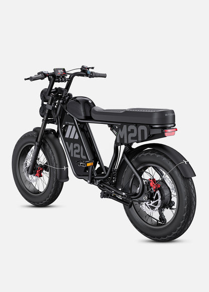 ENGWE M20 3.0 Moped-Style Electric Bike (60V 3300W Peak High-Torque Hub Motor, Dual Battery Option, 4-Piston Hydraulic Brakes)