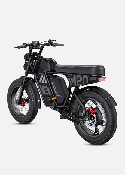 ENGWE M20 3.0 Moped-Style Electric Bike (60V 3300W Peak High-Torque Hub Motor, Dual Battery Option, 4-Piston Hydraulic Brakes)