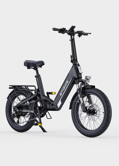 ENGWE L20 3.0 Comfort Utility E-Bike (48V 1500W Peak High-Torque Rear Hub Motor, Step-Through Folding Frame, Full Suspension Comfort System &amp; IoT Smart Tracking)
