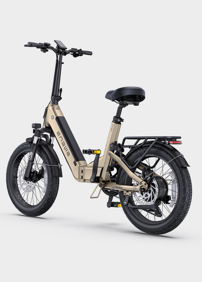 ENGWE L20 3.0 Comfort Utility E-Bike (48V 1500W Peak High-Torque Rear Hub Motor, Step-Through Folding Frame, Full Suspension Comfort System &amp; IoT Smart Tracking)