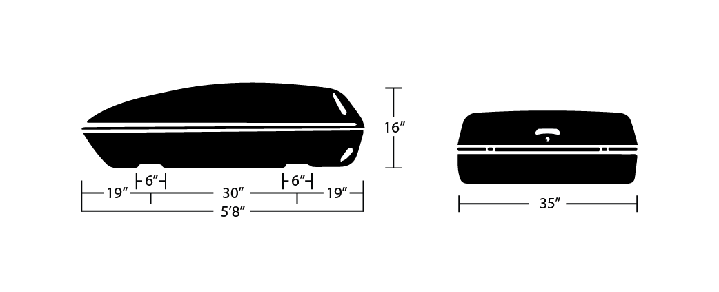 Packasport Voyager Rooftop Cargo Box