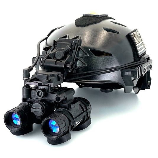 US Night Vision ALPHA™ Dual-Tube Articulating Night Vision Goggle – Comm Spec Gen III White Phosphor