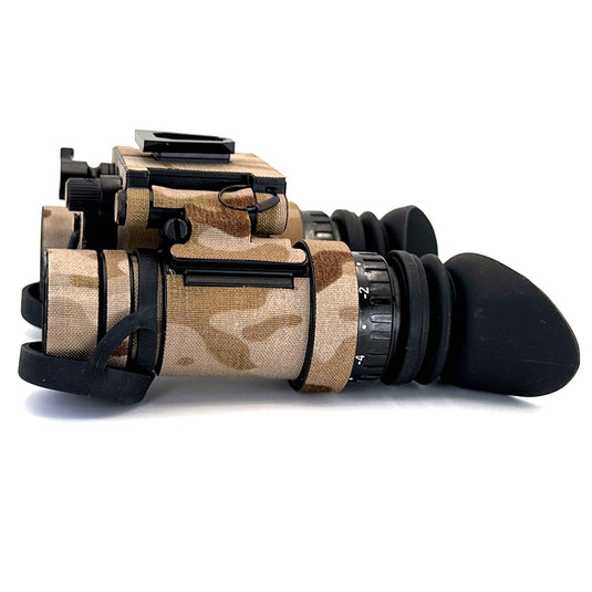 US Night Vision MultiCam ARID Banshee Dual‑Tube Articulating NVG – Gen III White Phosphor
