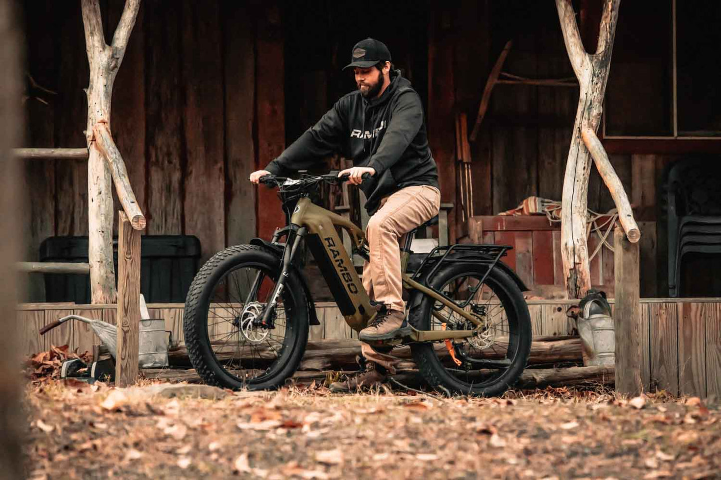 Rambo Dominator HD – 1,000 W Full-Suspension E‑Bike