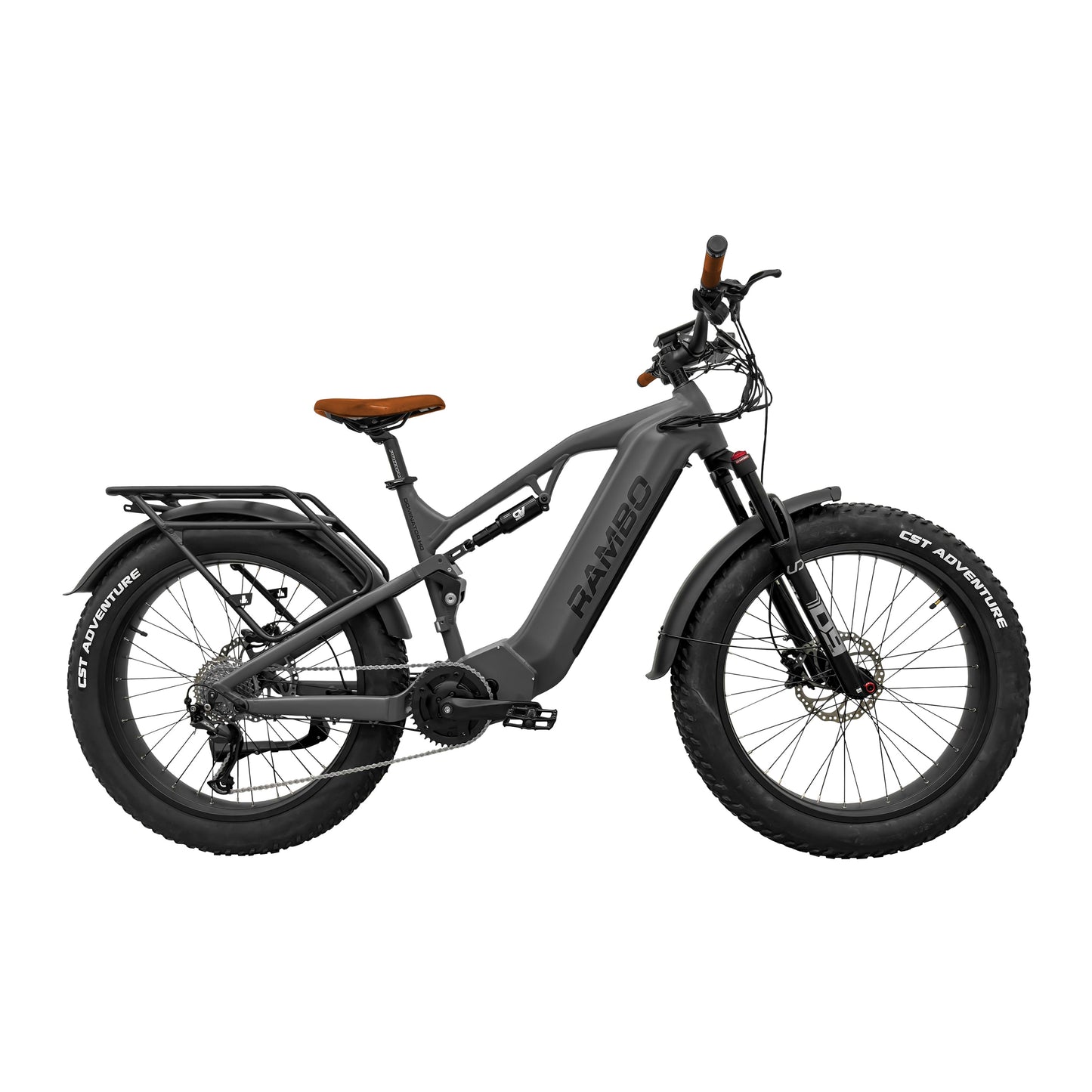 Rambo Dominator HD – 1,000 W Full-Suspension E‑Bike