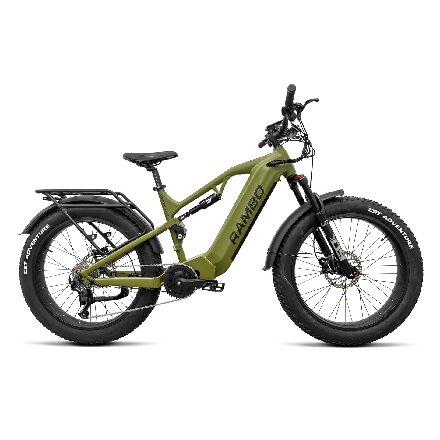 Rambo Dominator HD – 1,000 W Full-Suspension E‑Bike