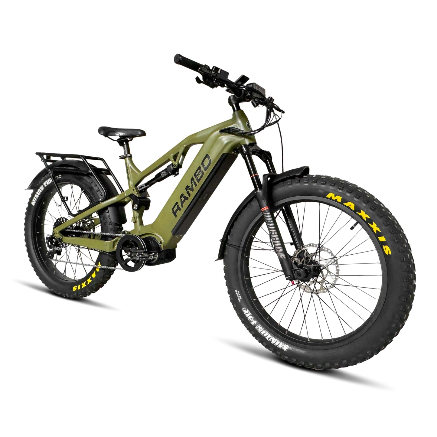 Rambo Dominator HD – 1,000 W Full-Suspension E‑Bike