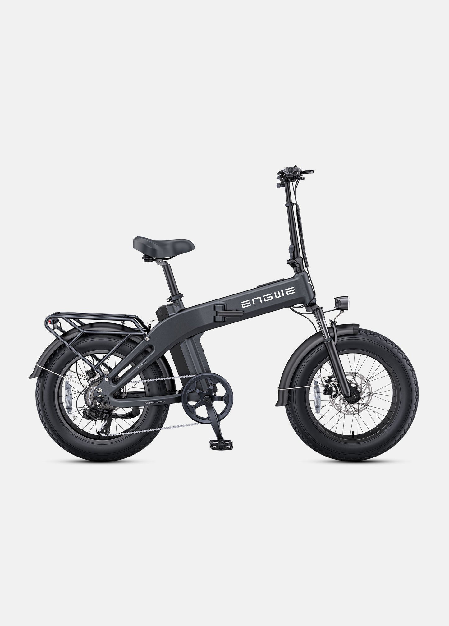 ENGWE EP-2 3.0 Foldable Commuter E-Bike (48V 1500W Peak Smart Hub Motor, Step-Through Magnesium Alloy Frame, Under-2-Hour 8A Fast Charging)