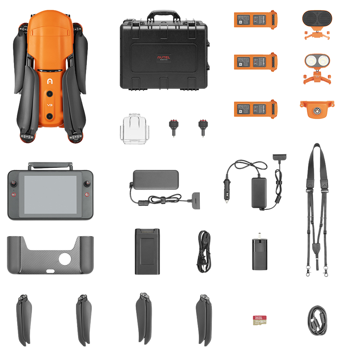 Autel Robotics EVO II Dual 640T Enterprise Bundle V3 – Advanced Thermal Imaging Drone