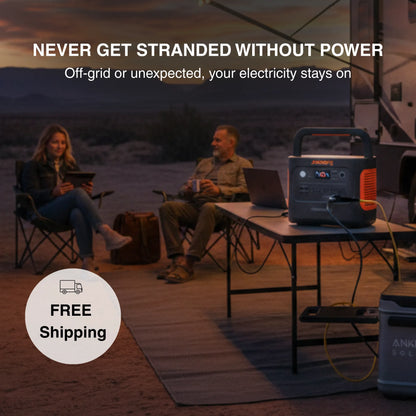 Jackery Explorer 1000 Plus + SolarSaga 100W x 2