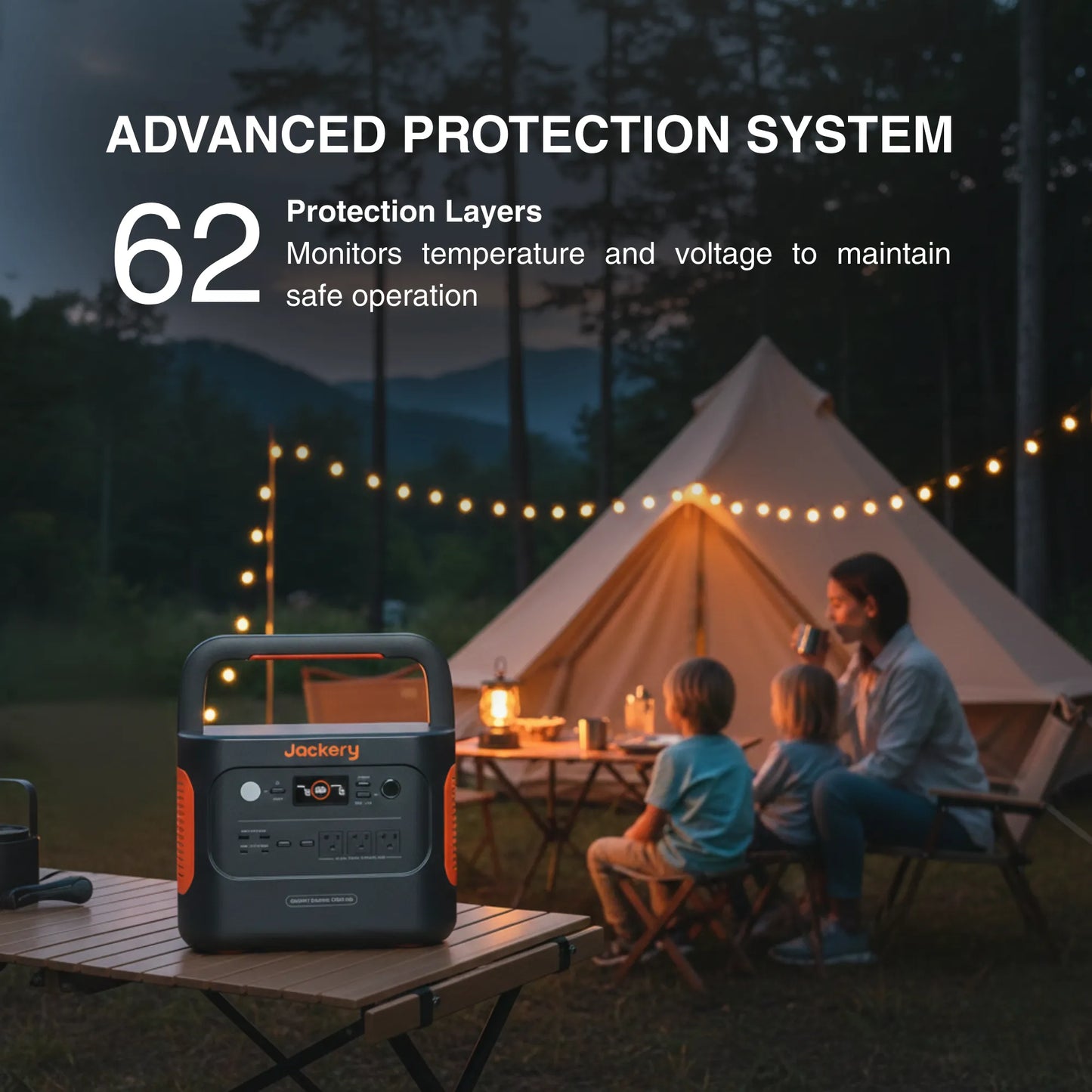 Jackery Explorer 1000 Plus + SolarSaga 100W x 2