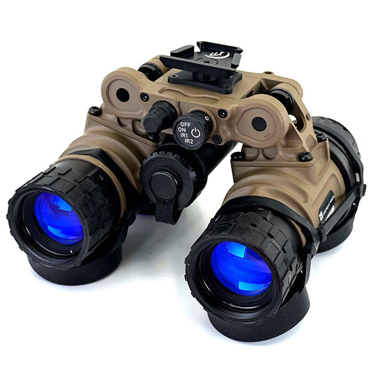 US Night Vision MH‑1 Dual‑Tube Articulating Night Vision Goggle – Gen III White Phosphor