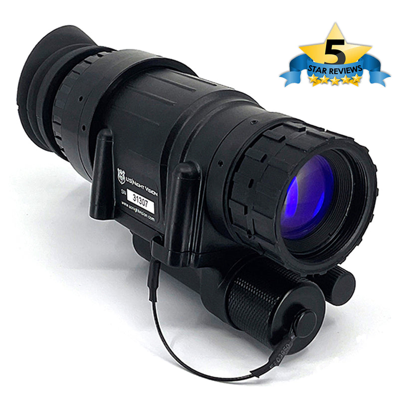 Load image into Gallery viewer, US Night Vision AN/PVS‑14A Gen III Full‑Spec White Phosphor “Hand‑Select” Night Vision Monocular
