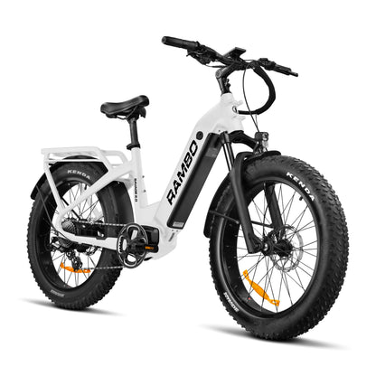 Rambo Savage 2.0 – Rugged, Step‑Thru Fat‑Tire E‑Bike