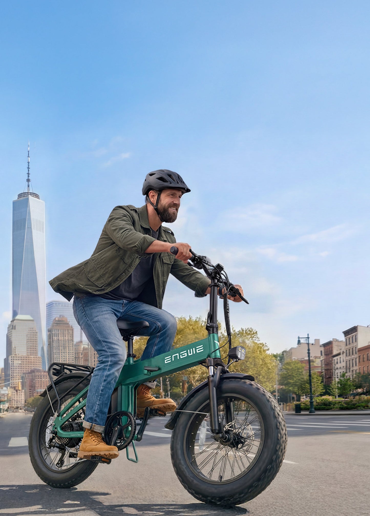 ENGWE EP-2 3.0 Foldable Commuter E-Bike (48V 1500W Peak Smart Hub Motor, Step-Through Magnesium Alloy Frame, Under-2-Hour 8A Fast Charging)
