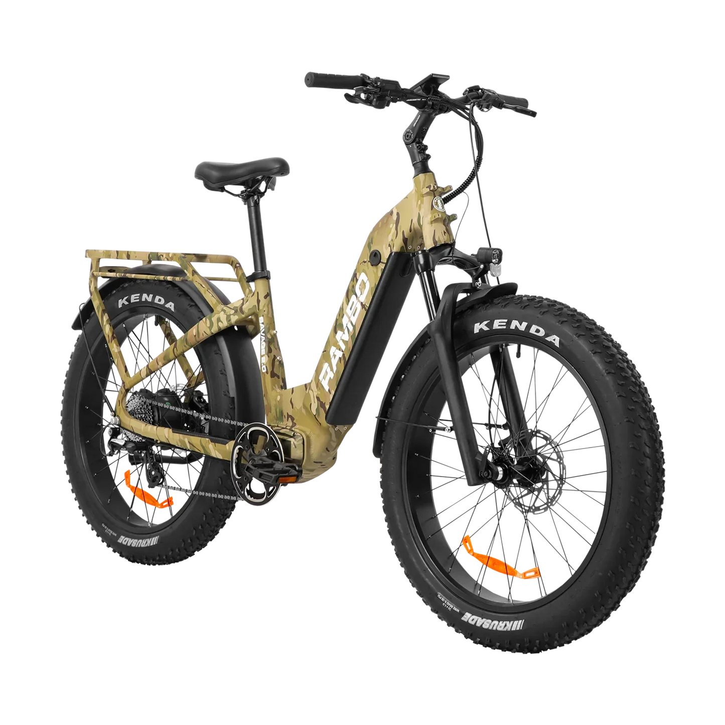 Rambo Savage 2.0 – Rugged, Step‑Thru Fat‑Tire E‑Bike