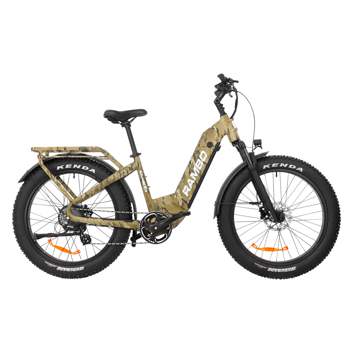 Rambo Savage 2.0 – Rugged, Step‑Thru Fat‑Tire E‑Bike