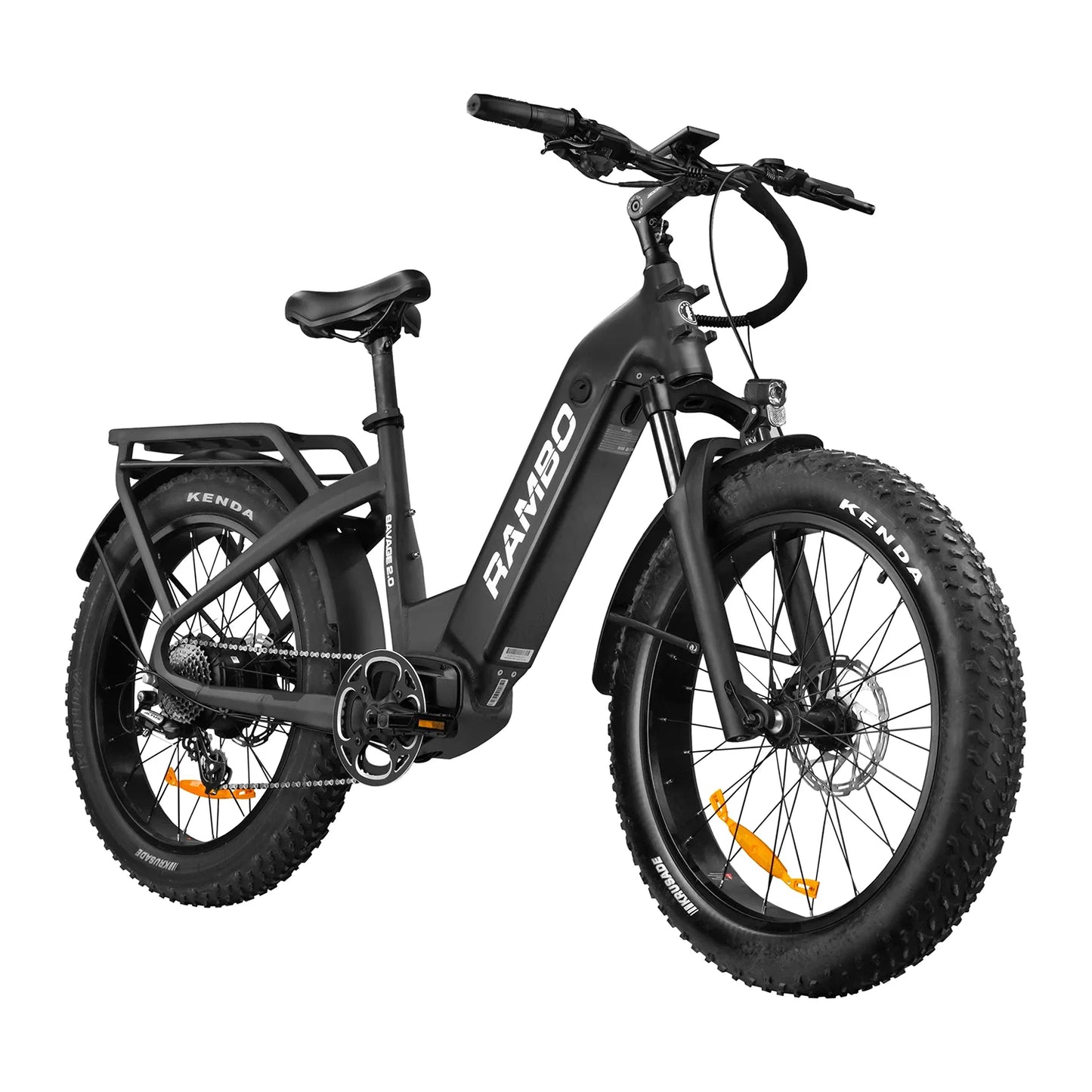 Rambo Savage 2.0 – Rugged, Step‑Thru Fat‑Tire E‑Bike