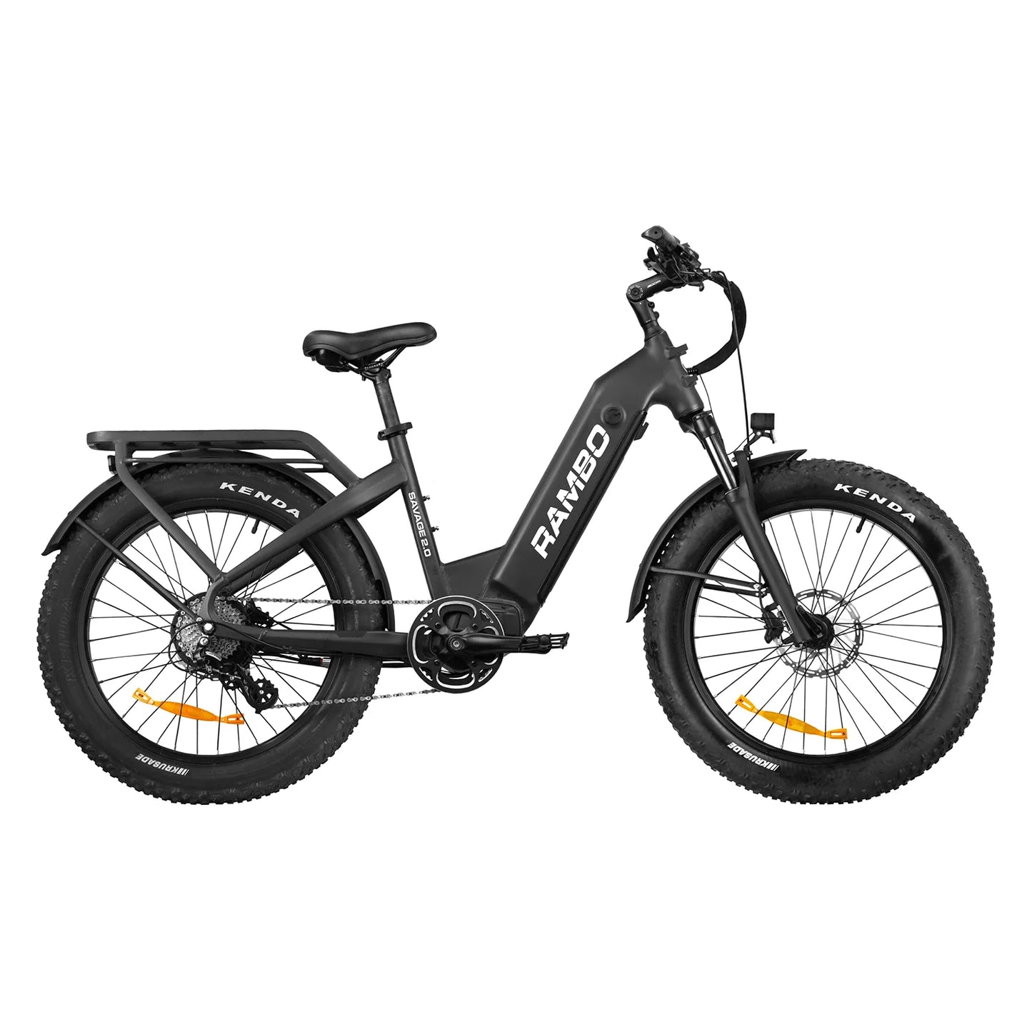 Rambo Savage 2.0 – Rugged, Step‑Thru Fat‑Tire E‑Bike